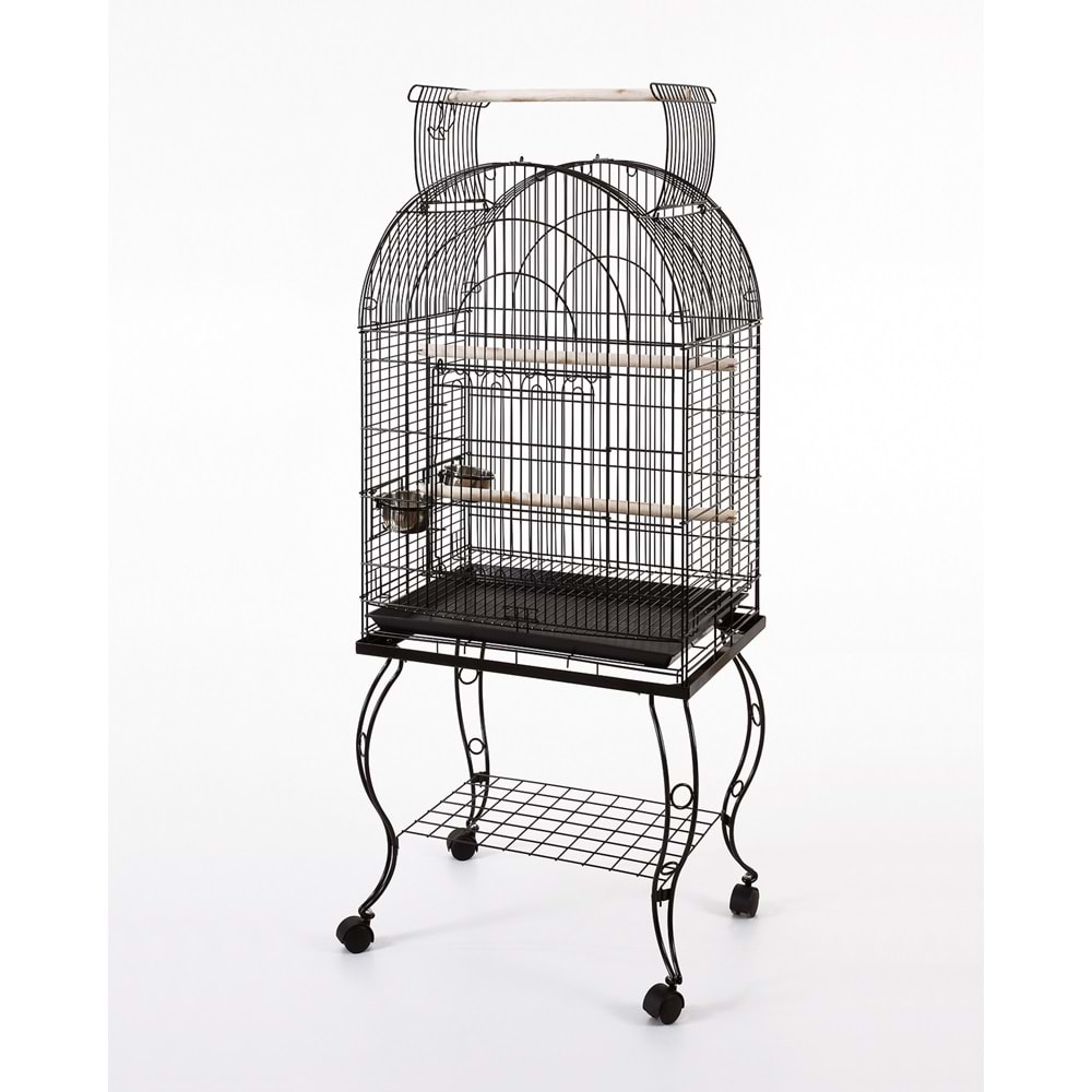 Yıldırım Pet 80908 Tekerlekli Papağan Kafesi 63 x 44 x 137 cm