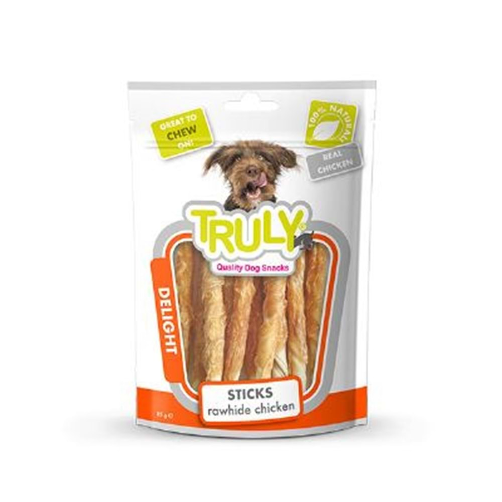 Truly Yumuşak Köpek Ödülü Tavuk-Havuç Burgu 90 gr