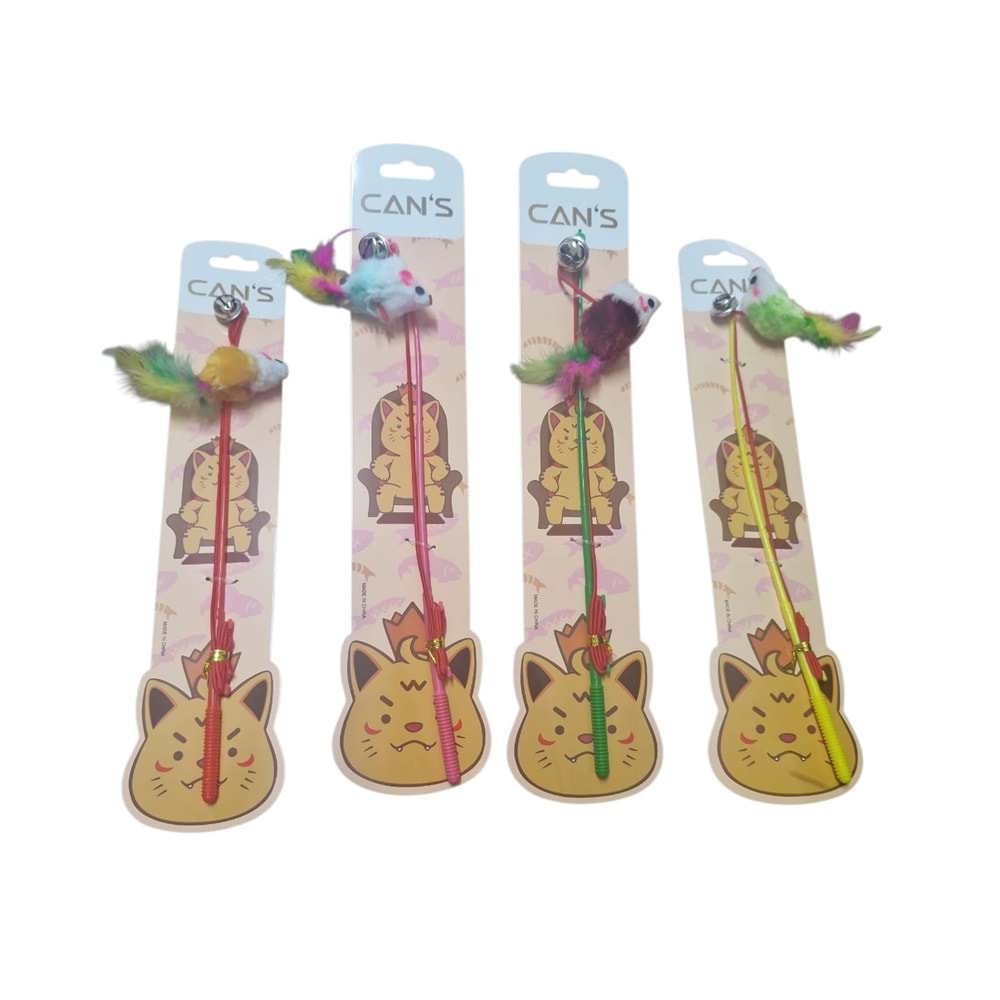 DMB056 Tüylü Fare Kedi Oyun Oltası