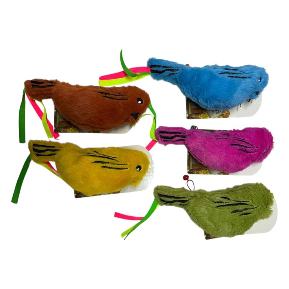 CANS RD1024 Muhabbet Kuşu Peluş Oyuncak