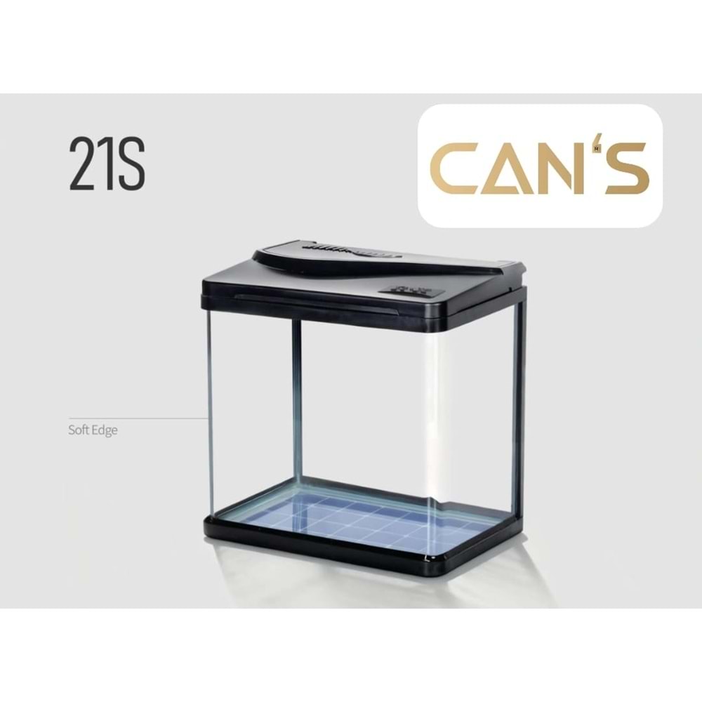 Aquarium 21S-520P 50x30x45 cm Natural Oak/Black Walnut