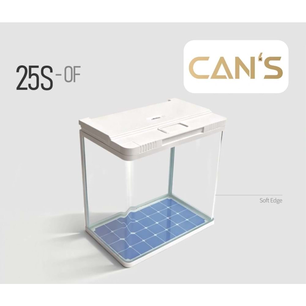 Aquarium 25S-OF-620 61.5x33x47 cm White/Black