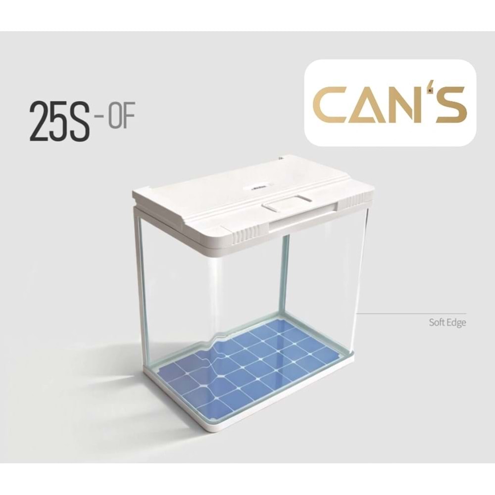 Aquarium 25S-OF-620P 61.5X33X47 cm Natural Oak/Black Walnut