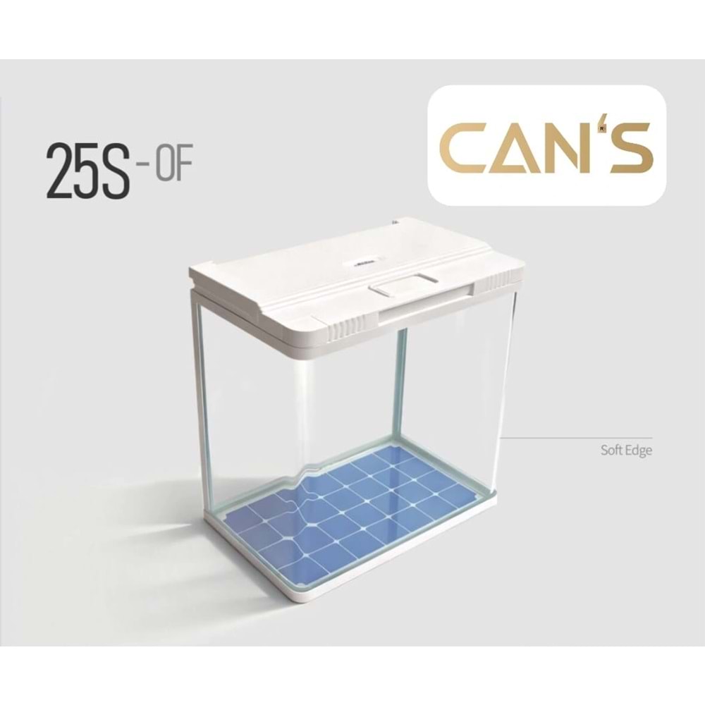 Aquarium 25S-OF-380 38.5x24x40.5 cm White/Black