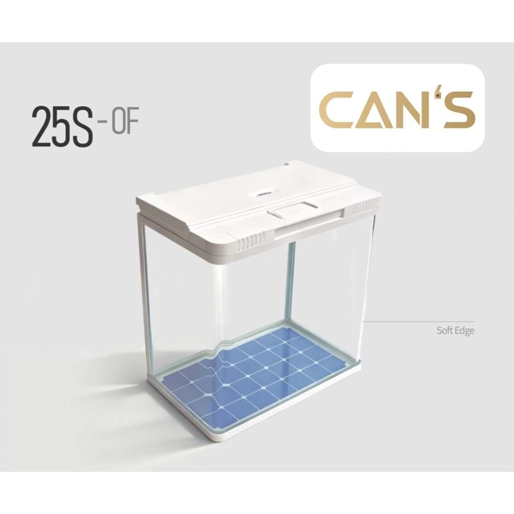 Aquarium 25S-OF-230P 23x16x28.5 cm Natural Oak/Black Walnut