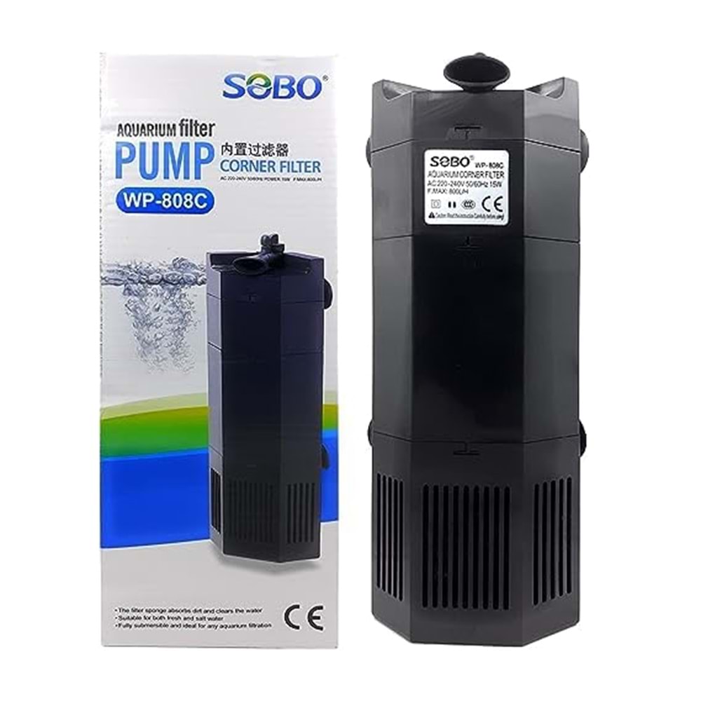 Sobo WP-808C Köşe İç Filtre 15W - 800L/H