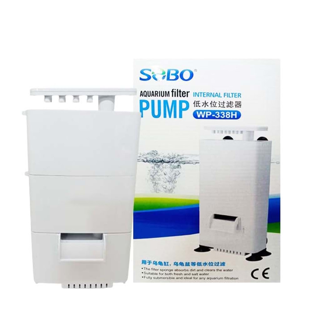 Sobo WP-338H Alçak Seviye İç Filtre 8W - 500L/H