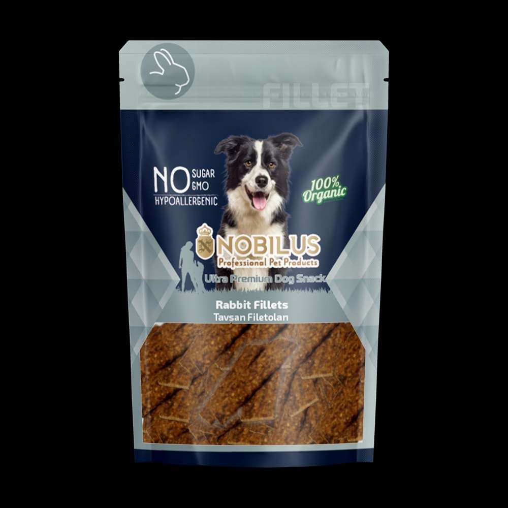 SWN-520 NOBİLUS YUMUŞAK TAVŞAN FİLETO Köpek Ödülü 80Gr