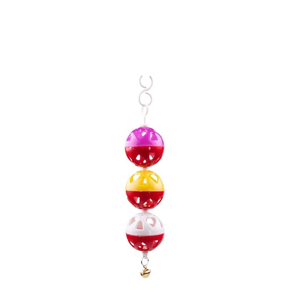 Yıldırım Pet 3 Lü Zilli Kuş Topu 17 x 4 cm