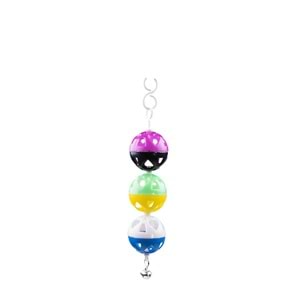 Yıldırım Pet 3 Lü Zilli Kuş Topu 17 x 4 cm