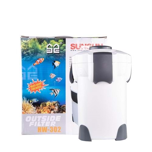 Sunsun HW-302 Dış Filtre 1000L/H 18W