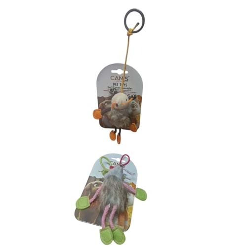 MWJ098 İpli Tüylü Fare Maskot Oyuncak 24 cm