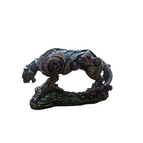 GR1278 Mekanik Jaguar Akvaryum Dekoru 23x8x14 cm 535 Gr