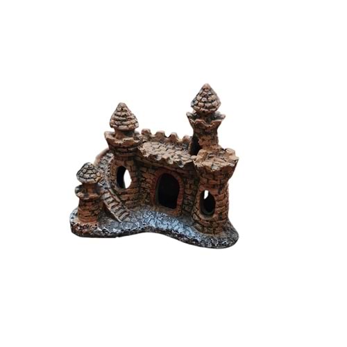 GF0967 Kale Akvaryum Dekoru 10,3x6x9 cm 108 Gr