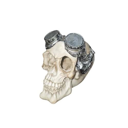 GR1301 İskelet Kafa Akvaryum Dekoru 13*9*11.5 cm 250 Gr