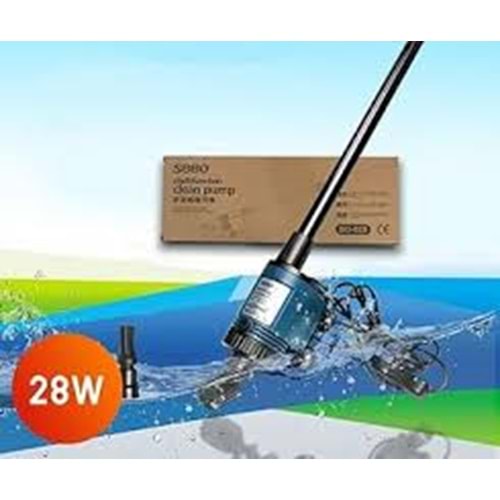 Sobo BO-028 Adaptörlü Dip Sifonu 28 W 1.5 M 1700L/H