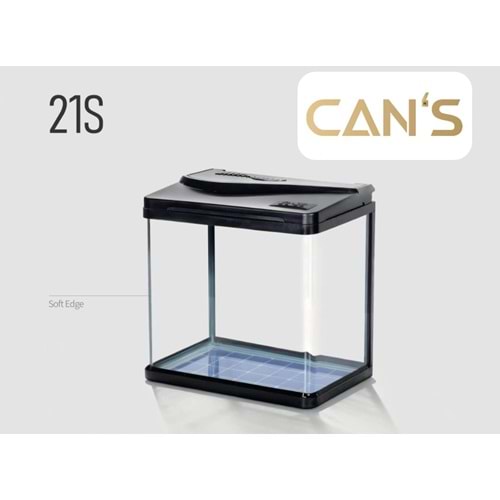 Aquarium 21S-620 61.5X33X47 cm White/Black