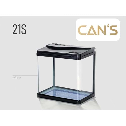 Aquarium 21S-620P 61.5X33X47 cm Natural Oak/Black Walnut