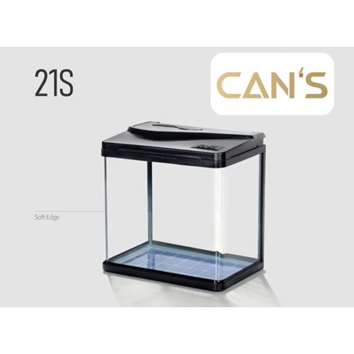 Aquarium 21S-230 23x16x28.5 cm White/Black