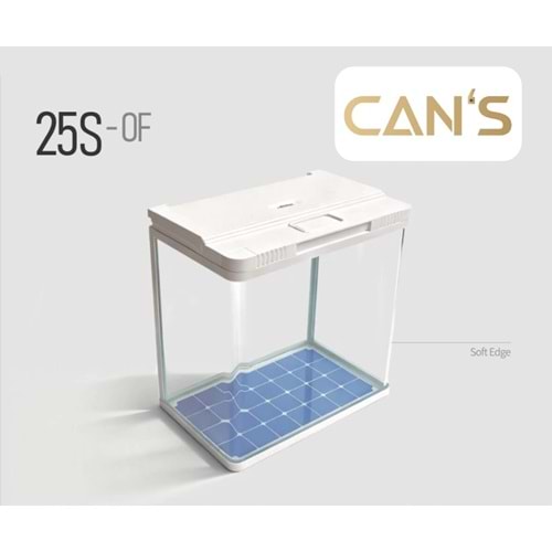 Aquarium 25S-OF-380 38.5x24x40.5 cm White/Black