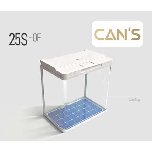 Aquarium 25S-OF-320P 31.6x20x34 cm Natural Oak/Black Walnut