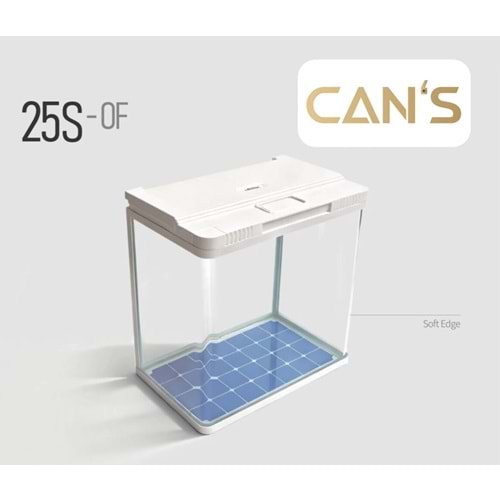 Aquarium 25S-OF-230 23x16x28.5 cm White/Black