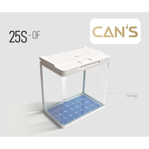 Aquarium 25S-OF-230P 23x16x28.5 cm Natural Oak/Black Walnut