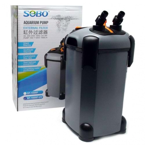 Sobo SF-1000F-UV Dış Filtre 10W 1000L/H
