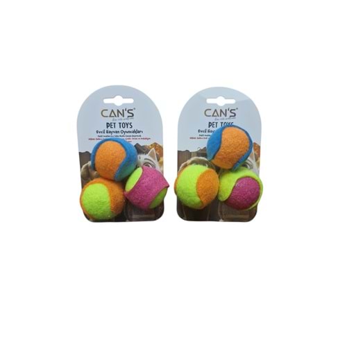 BRC-53 3 lü Küçük Tenis Topu Oyuncak