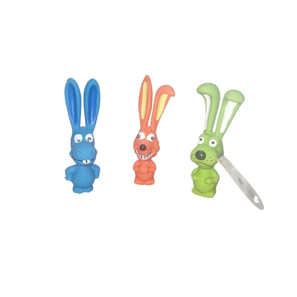 RJWJ116 Lateks Uzun Kulaklı Öten Oyuncak 15 cm