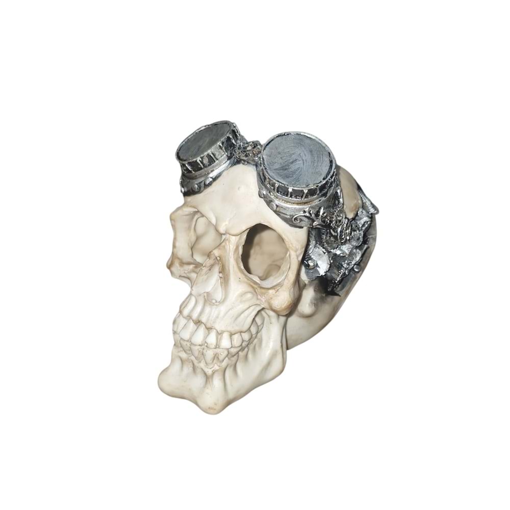 GR1301 İskelet Kafa Akvaryum Dekoru 13*9*11.5 cm 250 Gr