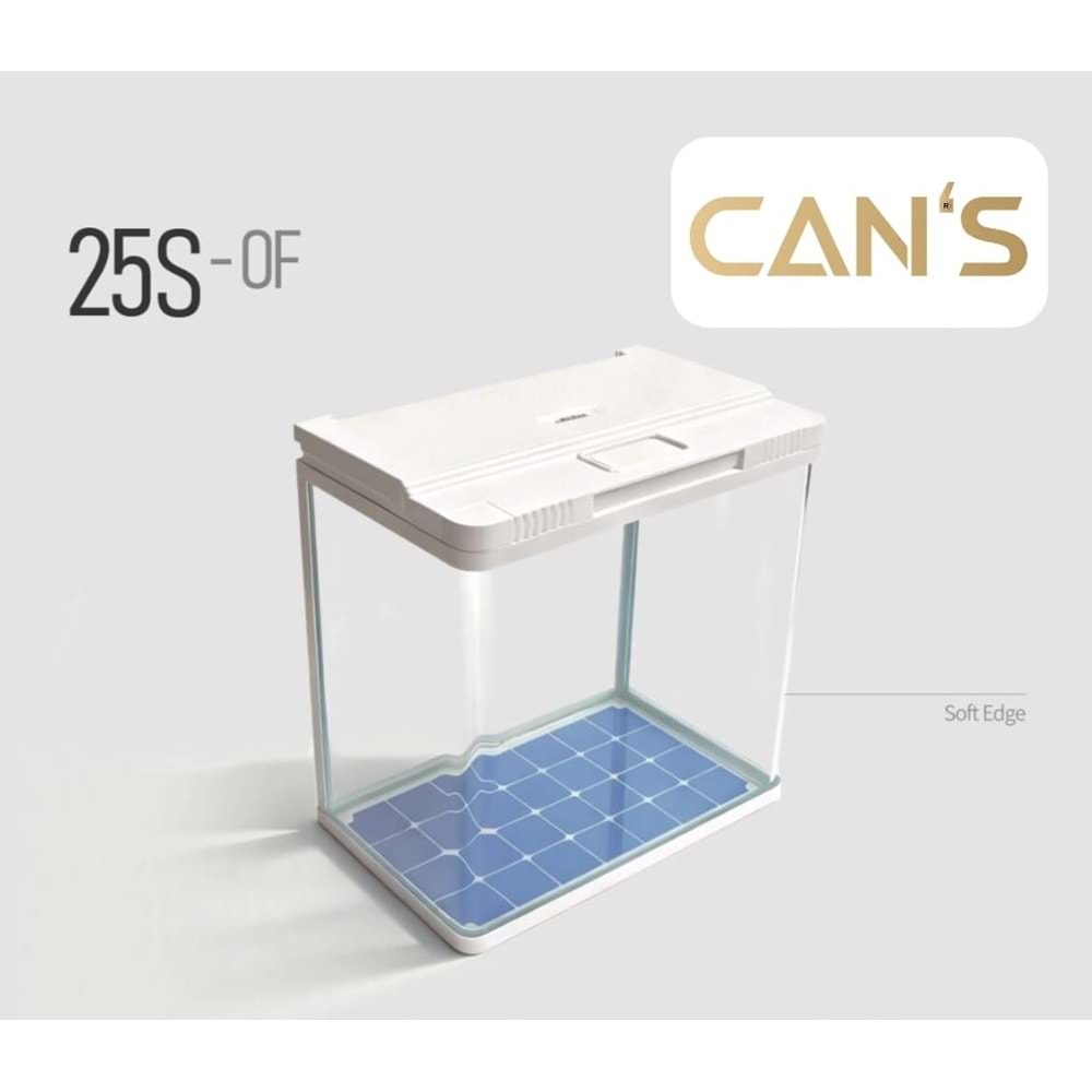 Aquarium 25S-OF-380P 38.5x24x40.5 cm Natural Oak/Black Walnut