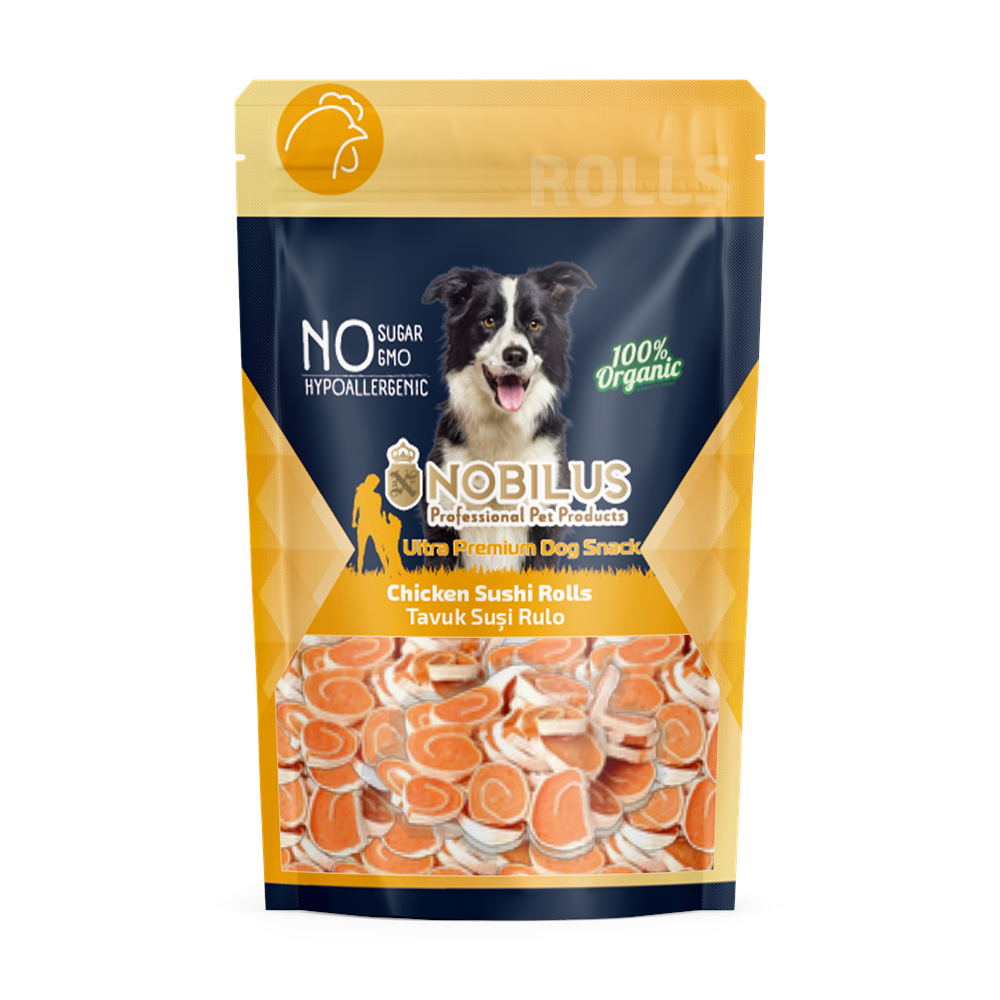 SWN-500 NOBİLUS TAVUK SUŞİ Köpek Ödülü 80Gr