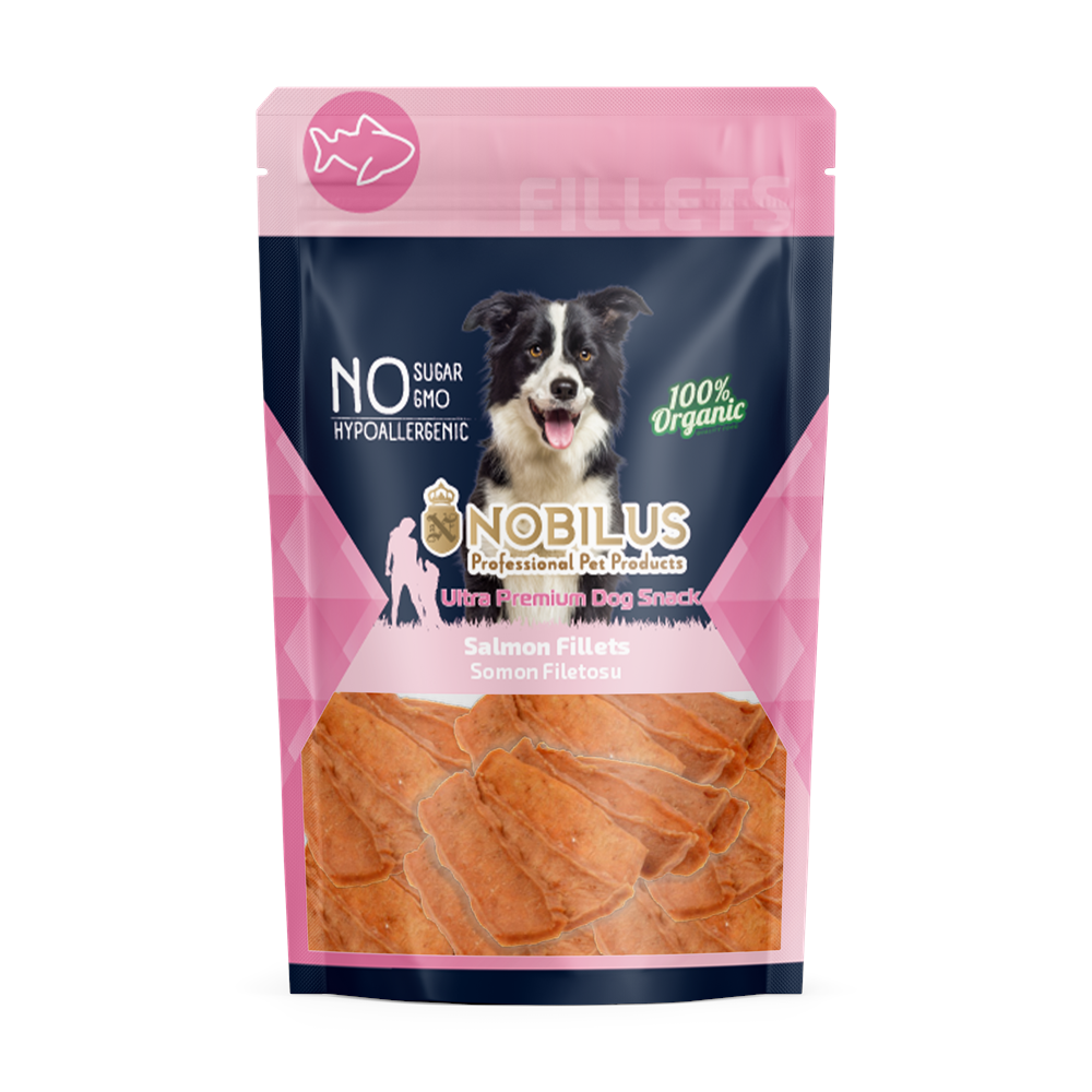 SWN-516 NOBİLUS YUMUŞAK SOMON FİLETO Köpek Ödülü 80Gr
