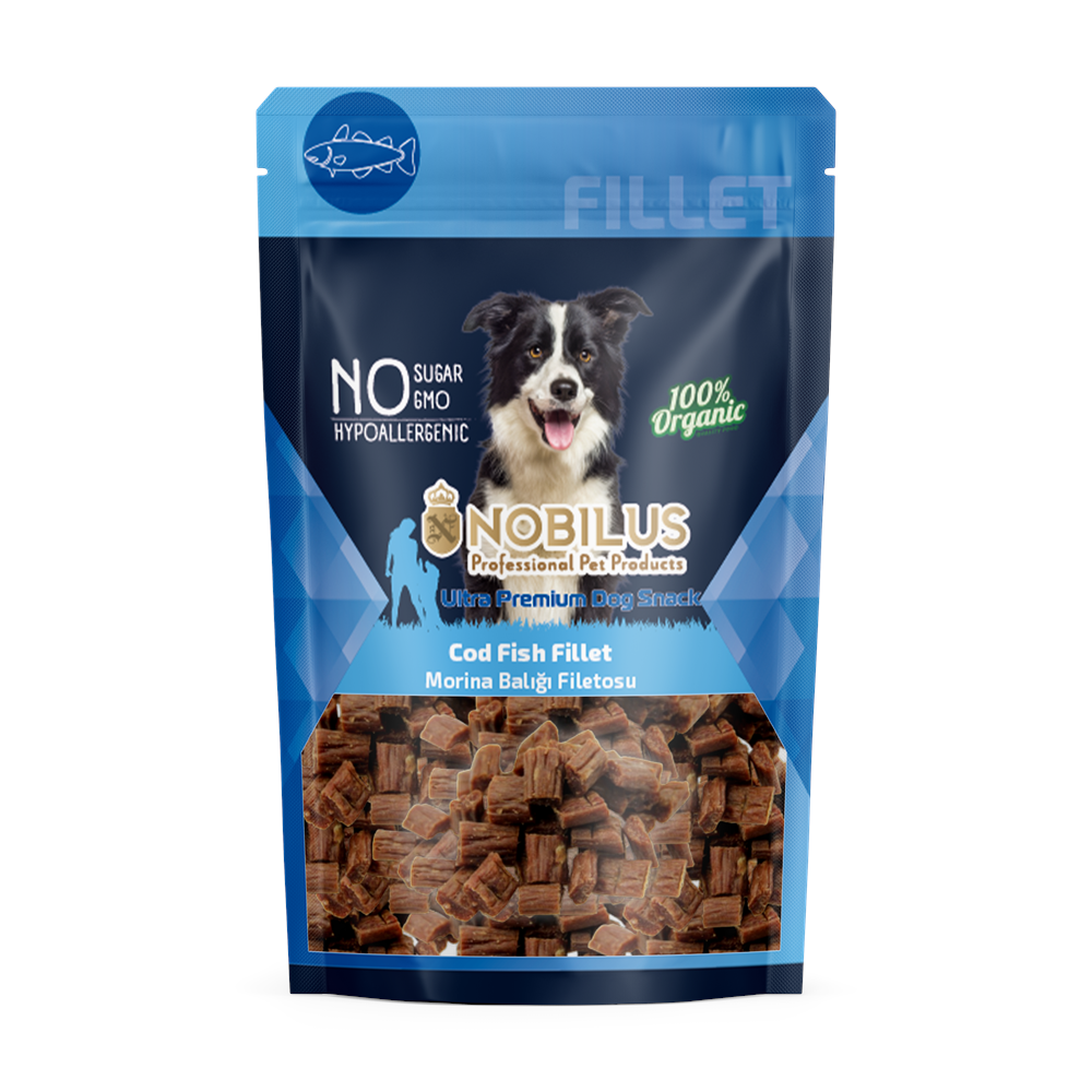 SWN-519 NOBİLUS MORİNA BALIĞI FİLETO Köpek Ödülü 80Gr