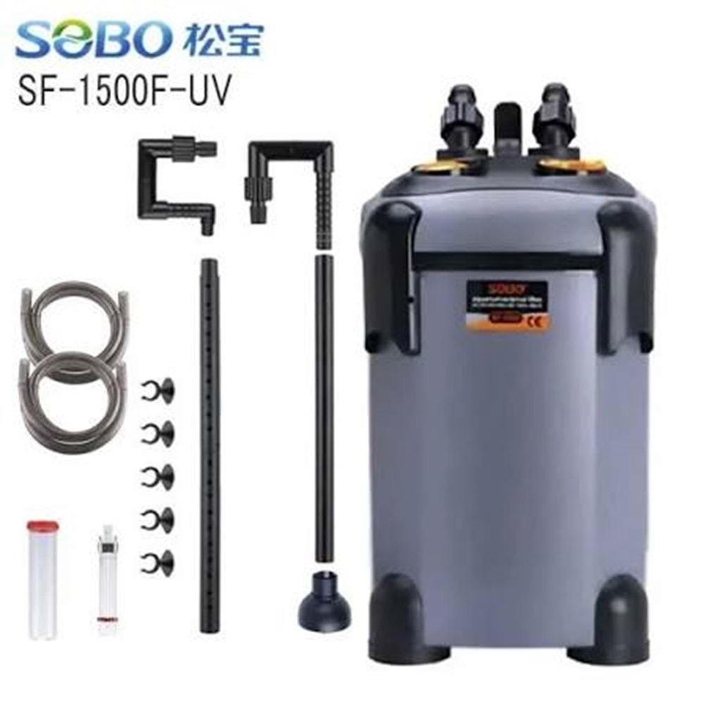 Sobo SF-1500F-UV Dış Filtre 15W 1500L/H