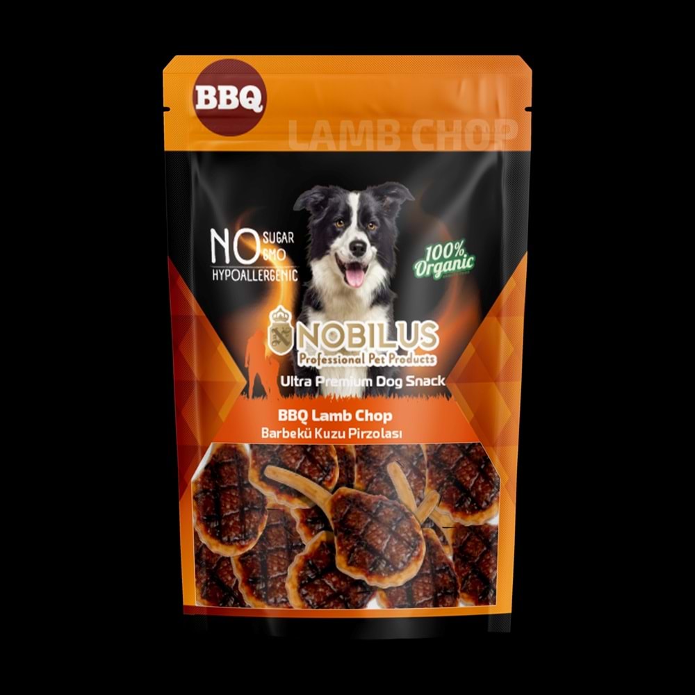 SWN-525 NOBİLUS BARBEKÜ KUZU PİRZOLA Köpek Ödülü 80Gr
